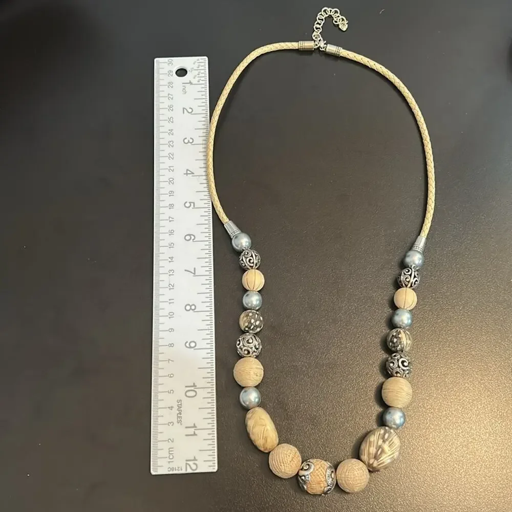 Brighton Natural Instinct Necklace #B78 Long BOHO beaded - Picture 5 of 10